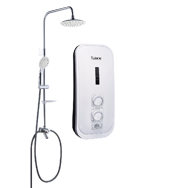 Instant heater with rain shower set
