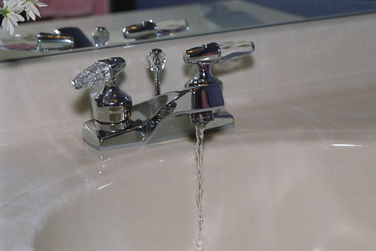 Basin tap leaking