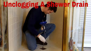 How to Clear a Clogged Shower Drain