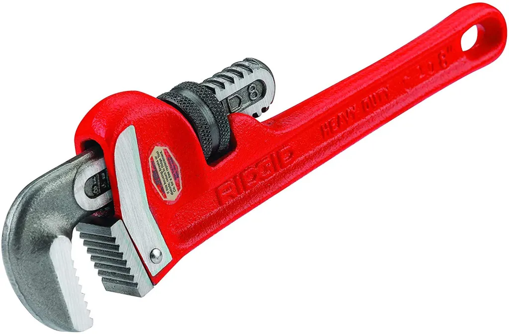 plumber use pipe-wrench