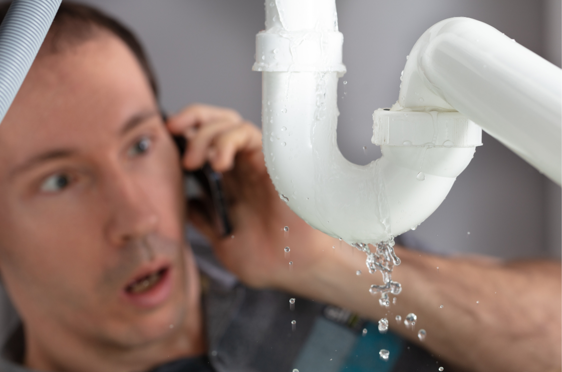 Exposed Pipe Leakage Exposed Pipe Leakage