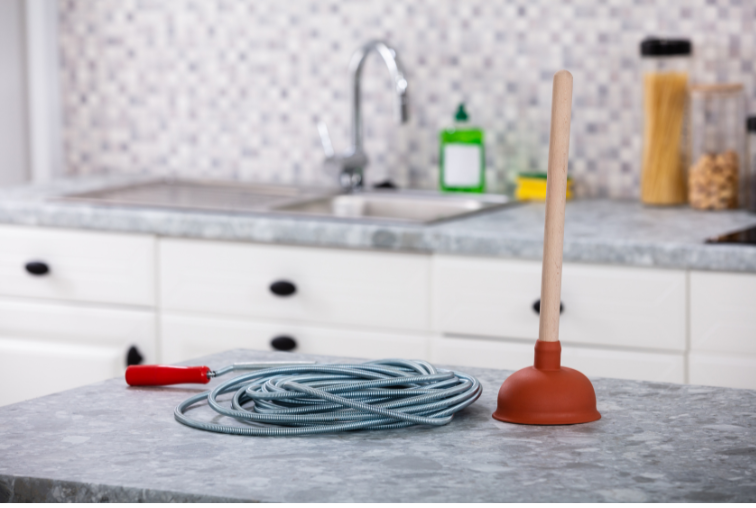 plunger and plumbing snake