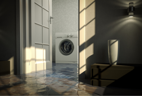 Leaking Washing Machine Pipe