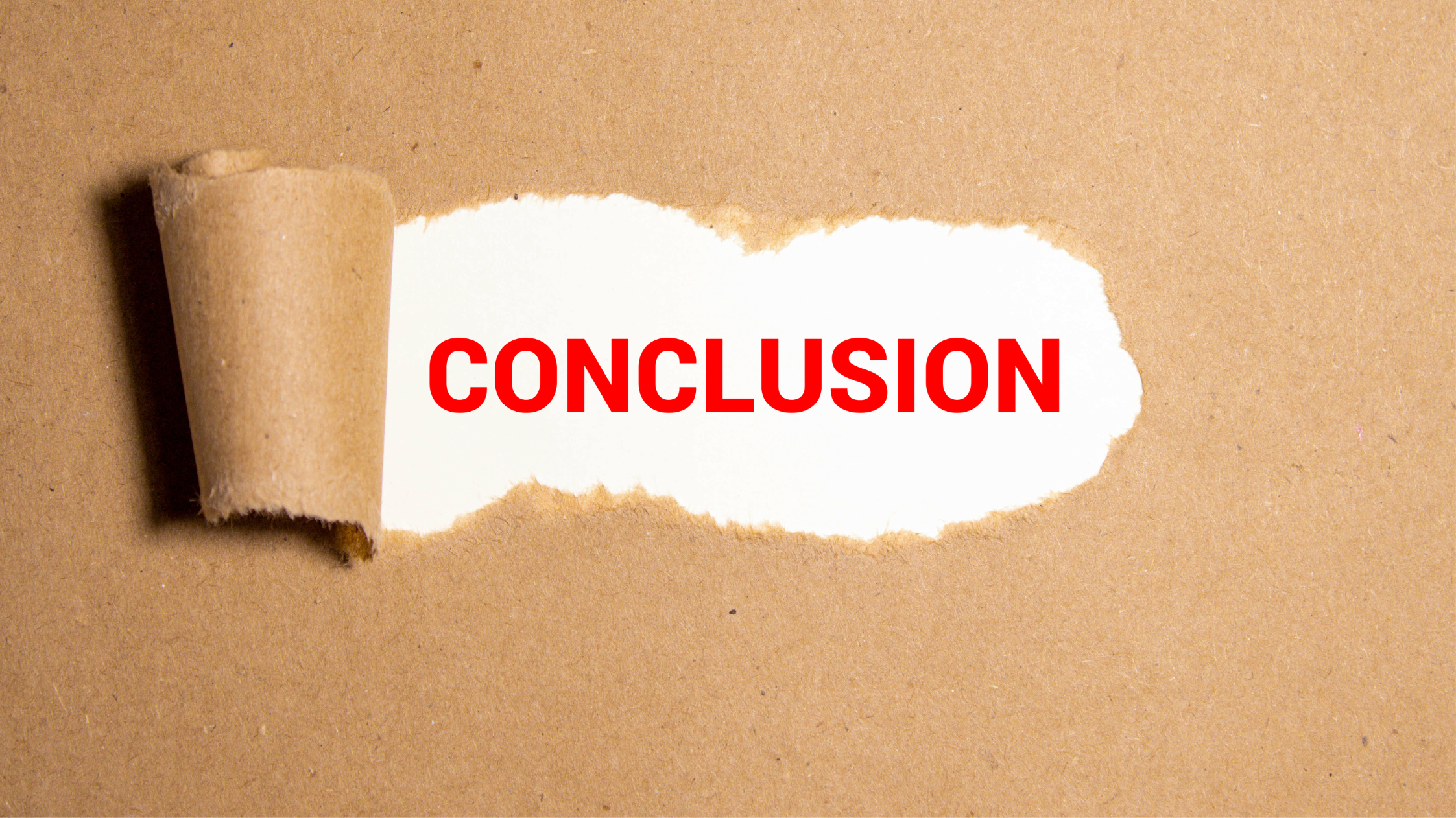 Conclusion Conclusion